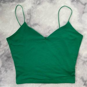 Green Crop Top S/M